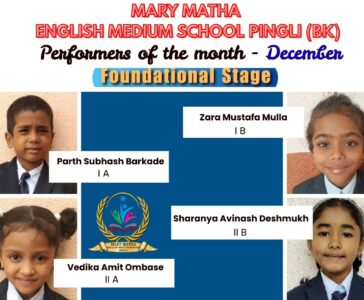 PERFORMERS OF THE MONTH – DECEMBER